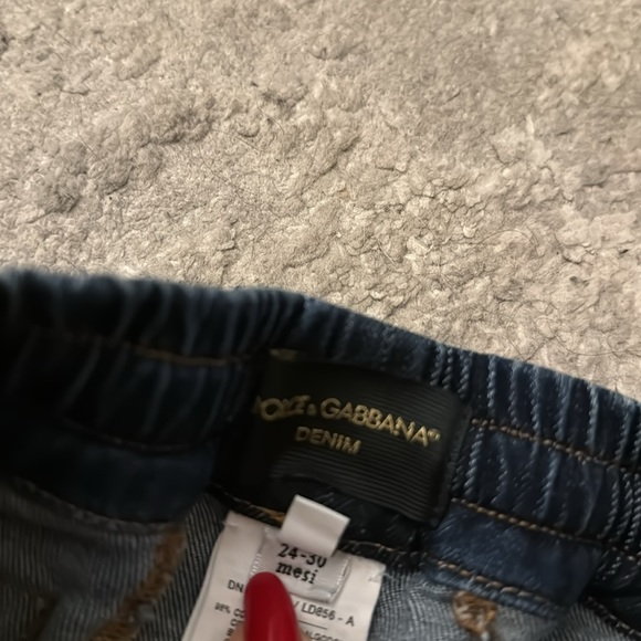 LIKE NEW DOLCE GABBANA DENIM JEANS BABY/TODDLER BOY - Picture 2 of 3